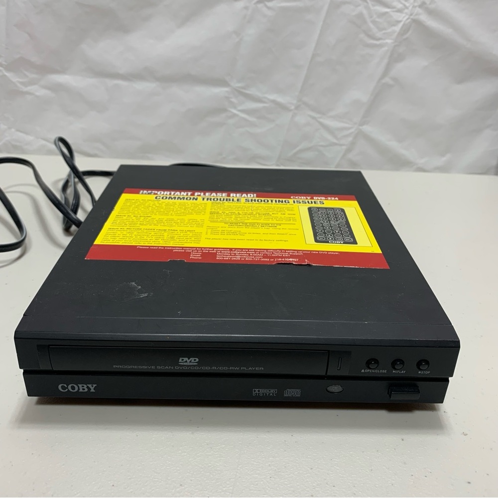 Coby Super Slim Progressive Scan DVD Player